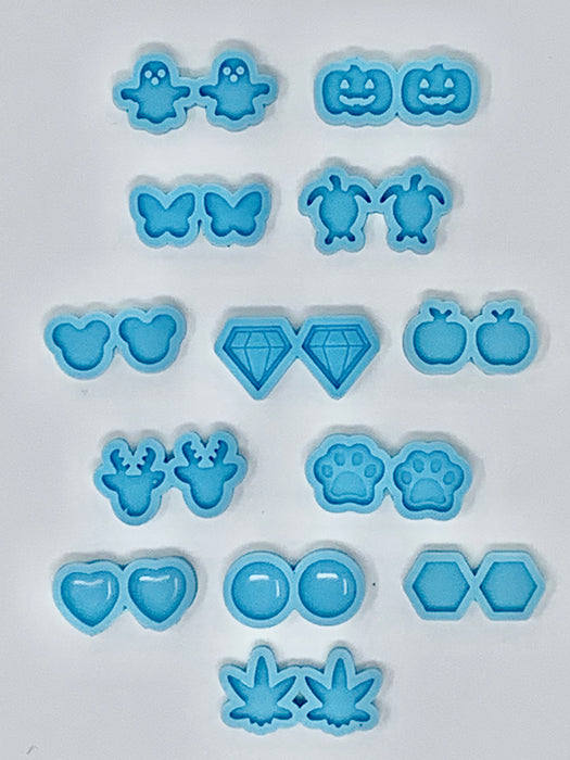 #96 Earring Stud Silicone Mold Set
