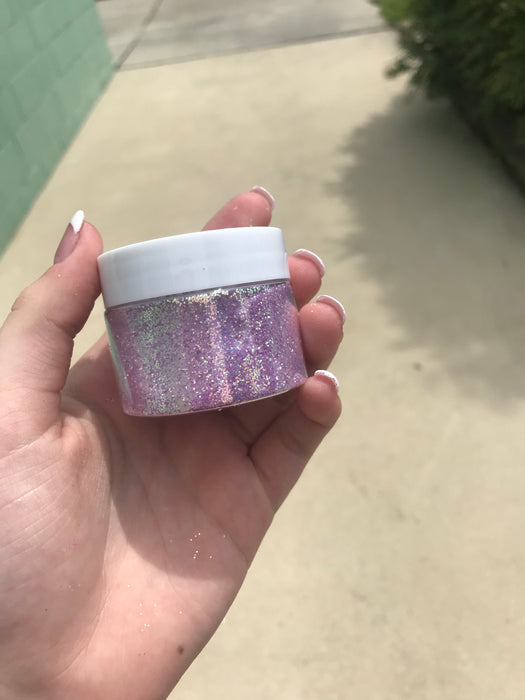 White to Purple UV Glitter  # 104