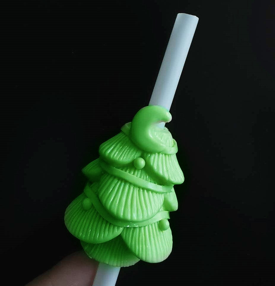 Christmas Tree Straw Topper Silicone Mold – The Tumbler Supply Store